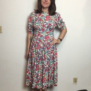 Vintage cotton floral dress
